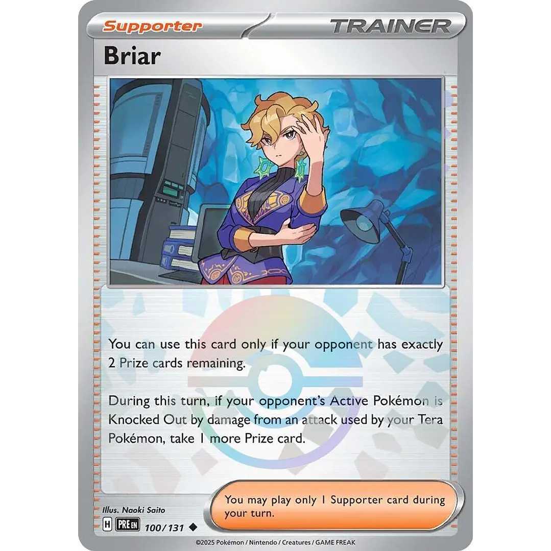 Briar [Poke Ball] #100/131 Pokémon Prismatic Evolutions 1