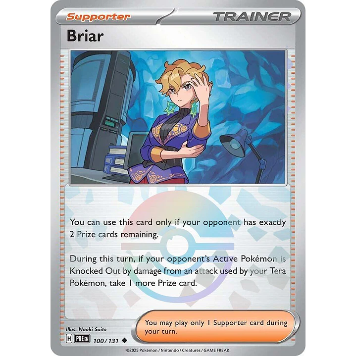 Briar [Poke Ball] #100/131 Pokémon Prismatic Evolutions 1