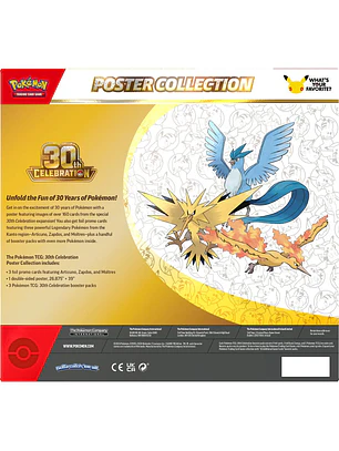 [PREVENTA 16/09/2026] POKÉMON TCG - 30TH CELEBRATION - POSTER COLLECTION (INGLÉS)