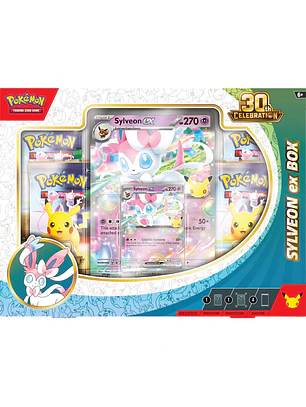 [PREVENTA 16/09/2026] POKÉMON TCG - 30TH CELEBRATION - SYLVEON EX BOX (Ingles)