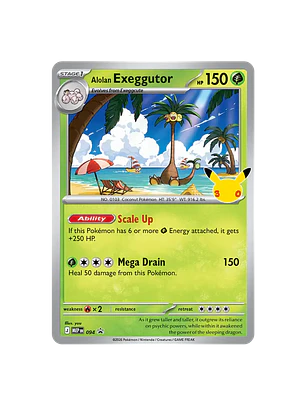 [PREVENTA 16/09/2026] POKÉMON TCG - 30TH CELEBRATION - TECH STICKER COLLECTION: ALOLAN EXEGGUTOR (INGLÉS)