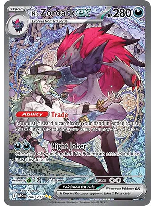 N's Zoroark ex - 286/217 Ascended Heroes