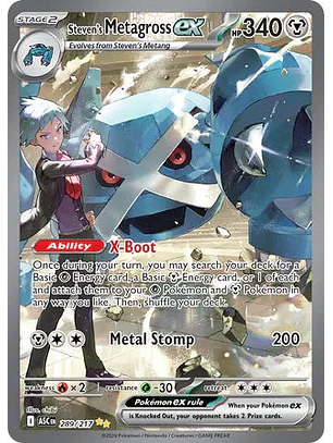 Steven's Metagross ex - 289/217 Ascended Heroes