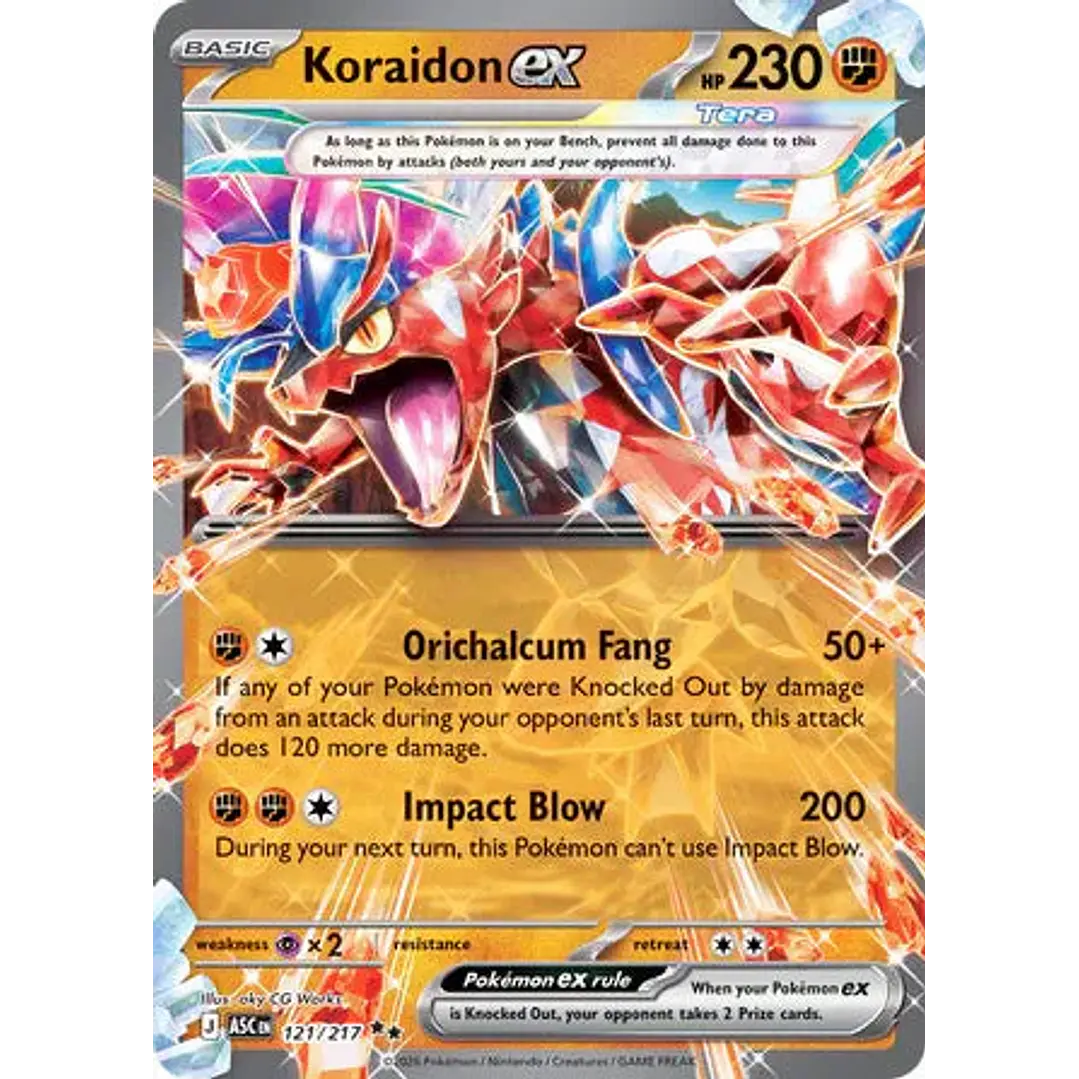 Koraidon ex - 121/217 Ascended Heroes 1