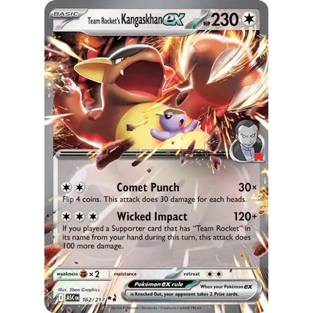 Team Rocket's Kangaskhan ex - 162/217 Ascended Heroes 1