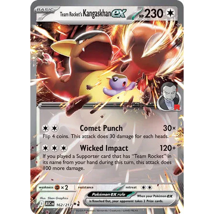 Team Rocket's Kangaskhan ex - 162/217 Ascended Heroes 1