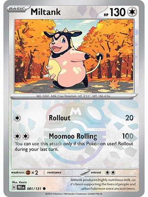 Miltank [Master Ball] #81/131 Pokémon Prismatic Evolutions