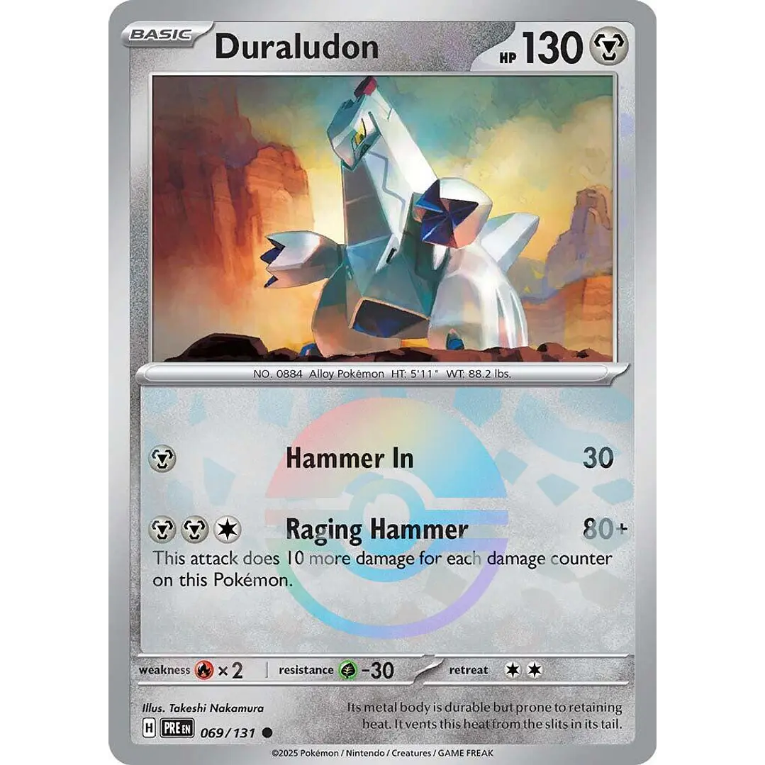 Duraludon [Poke Ball] #69/131 Pokémon Prismatic Evolutions 1