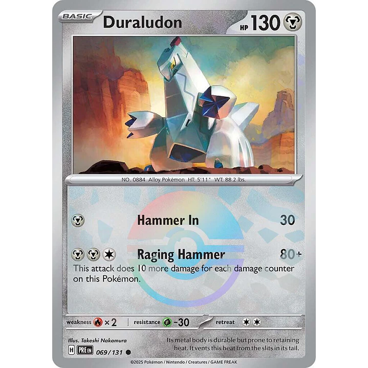 Duraludon [Poke Ball] #69/131 Pokémon Prismatic Evolutions 1
