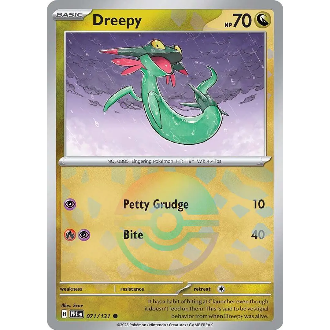 Dreepy [Poke Ball] #71/131 Pokémon Prismatic Evolutions 1