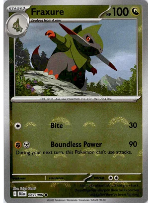 Fraxure [Poke Ball] #69/86 Pokémon Black Bolt