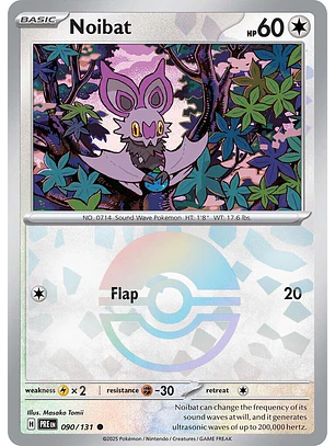 Noibat [Poke Ball] #90/131 Pokémon Prismatic Evolutions
