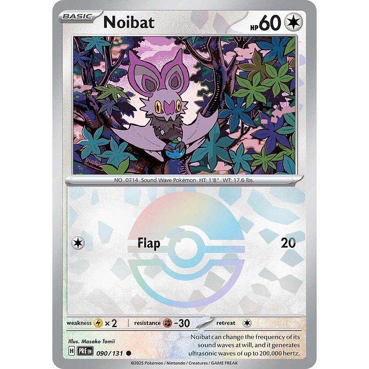 Noibat [Poke Ball] #90/131 Pokémon Prismatic Evolutions 1