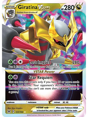 Giratina VSTAR #131/196 Pokémon Lost Origin