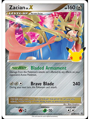 Zacian LV #SWSH135 Pokémon Celebrations
