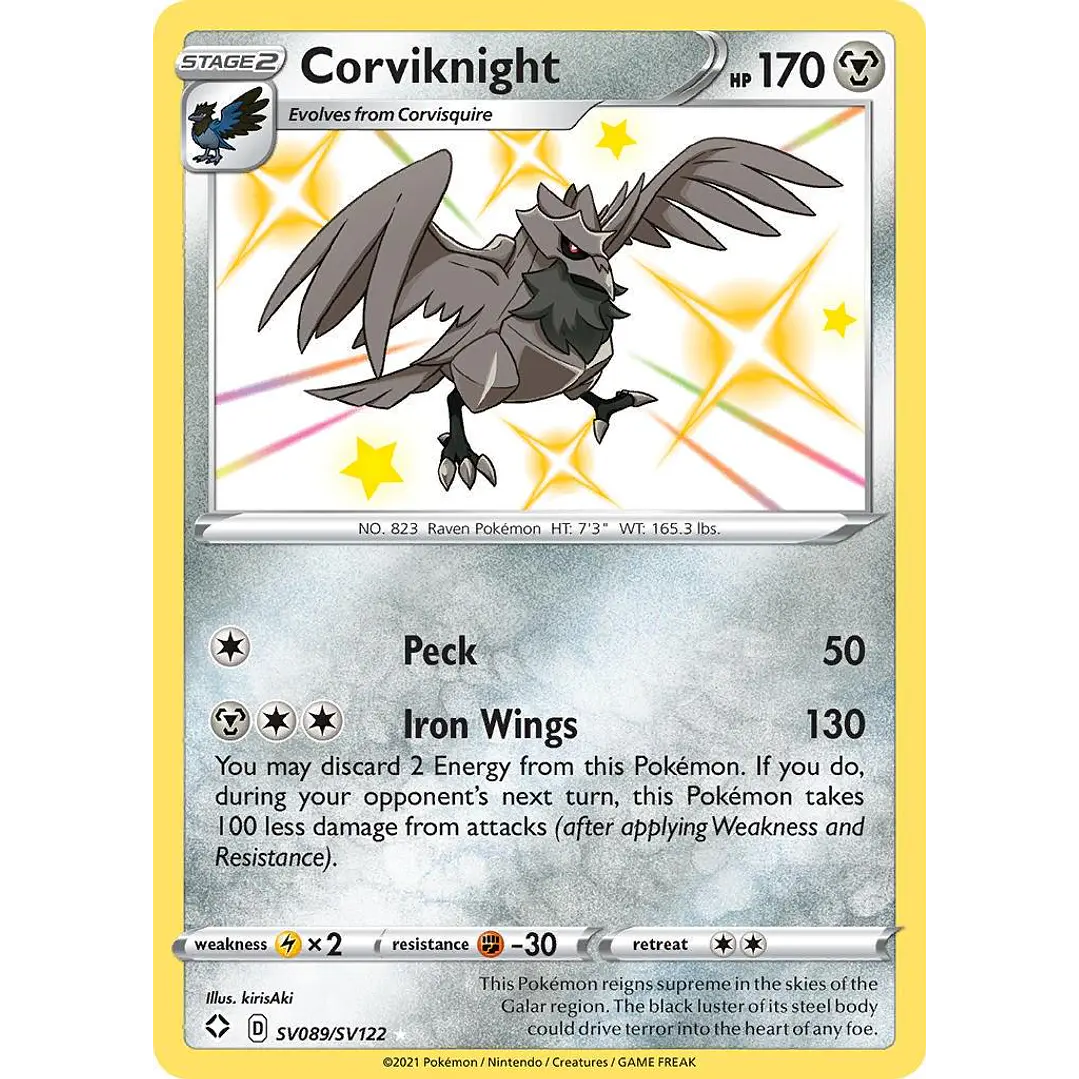 Corviknight #SV089/SV122 Pokémon Shining Fates 1
