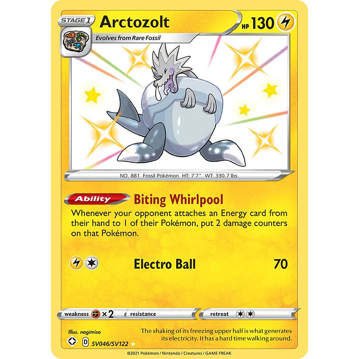 Arctozolt #SV046/SV122 Pokémon Shining Fates 1