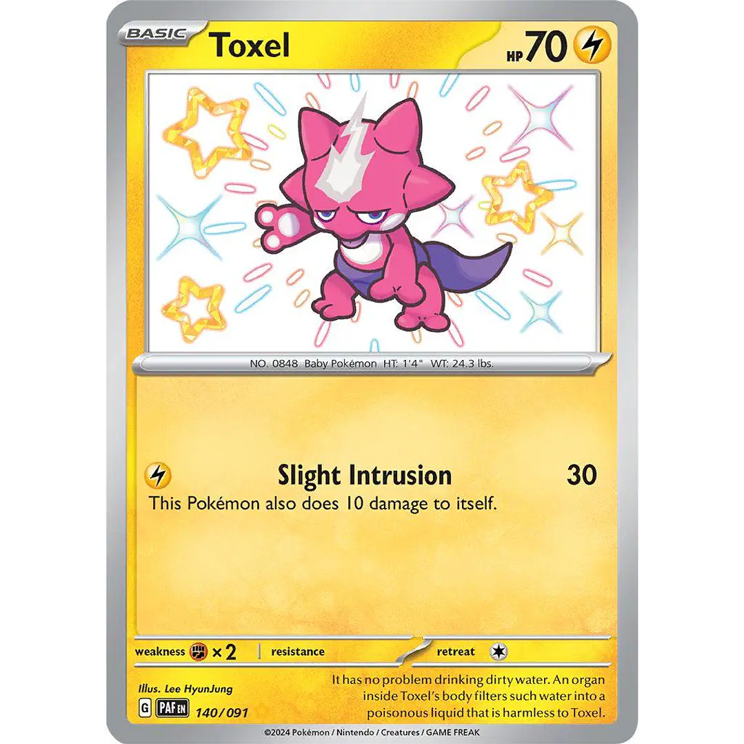 Toxel #140/91 Pokémon Paldean Fates 1