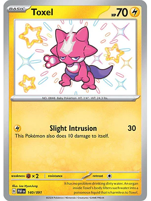 Toxel #140/91 Pokémon Paldean Fates