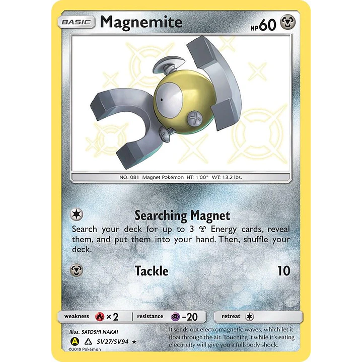 Magnemite #SV27/SV94 Pokémon Hidden Fates 1