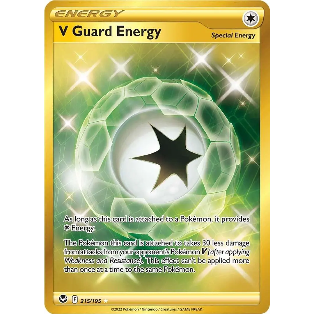 V Guard Energy #215/195 Pokémon Silver Tempest 1
