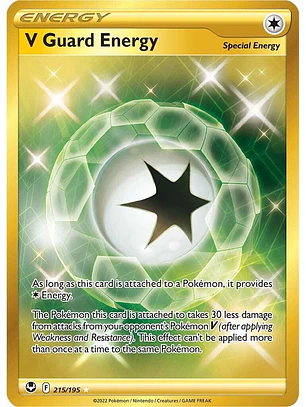 V Guard Energy #215/195 Pokémon Silver Tempest