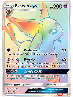 Espeon GX #152/149 Pokémon Sun & Moon