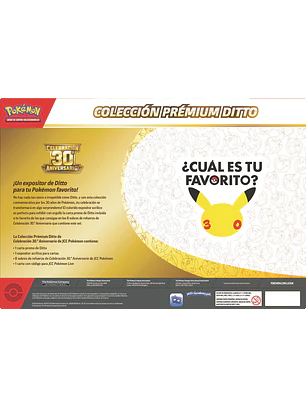 [PREVENTA 06/11/2026] POKEMON TCG - 30TH CELEBRATION - DITTO PREMIUM COLLECTION - (ESPAÑOL)