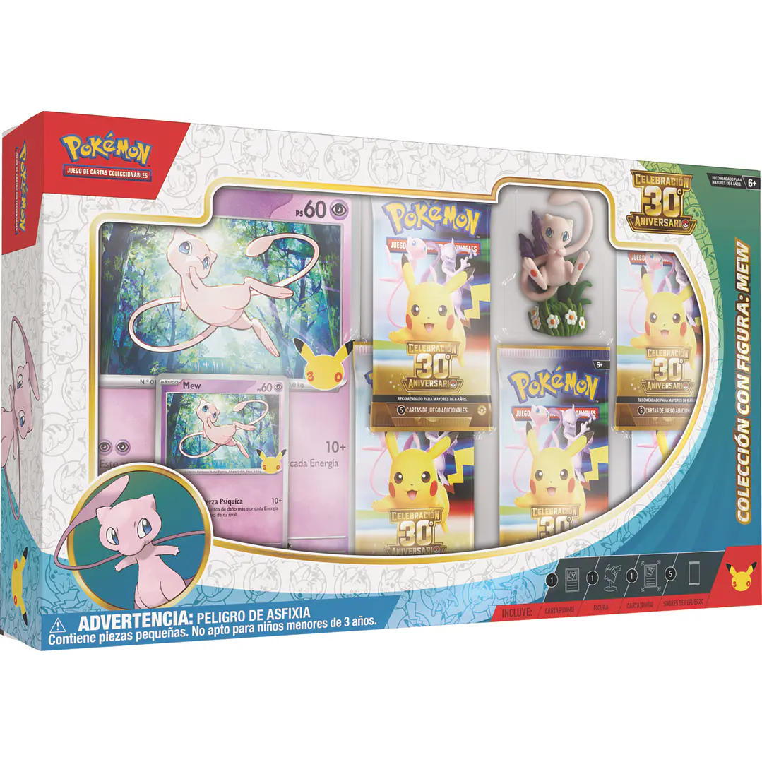[PREVENTA 06/11/2026] POKEMON TCG - 30TH CELEBRATION - FIGURE COLLECTION MEW - (ESPAÑOL) 1