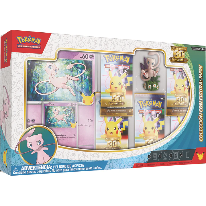 [PREVENTA 06/11/2026] POKEMON TCG - 30TH CELEBRATION - FIGURE COLLECTION MEW - (ESPAÑOL) 1