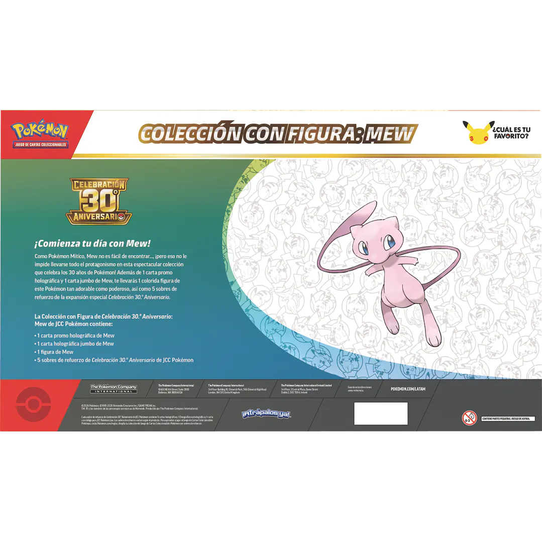 [PREVENTA 06/11/2026] POKEMON TCG - 30TH CELEBRATION - FIGURE COLLECTION MEW - (ESPAÑOL) 2