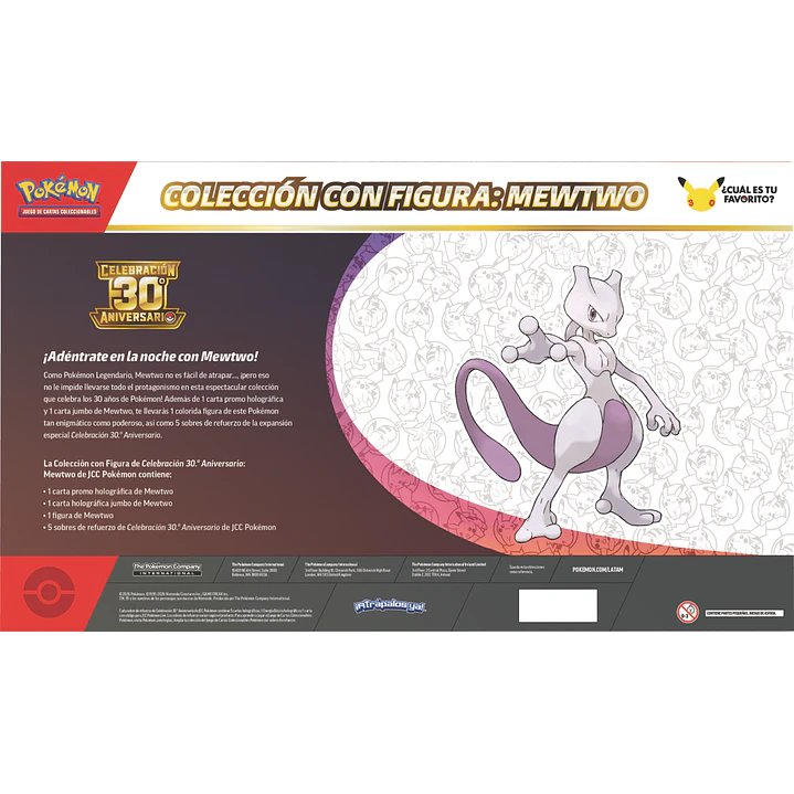 [PREVENTA 06/11/2026] POKEMON TCG - 30TH CELEBRATION - FIGURE COLLECTION MEWTWO - (ESPAÑOL) 2