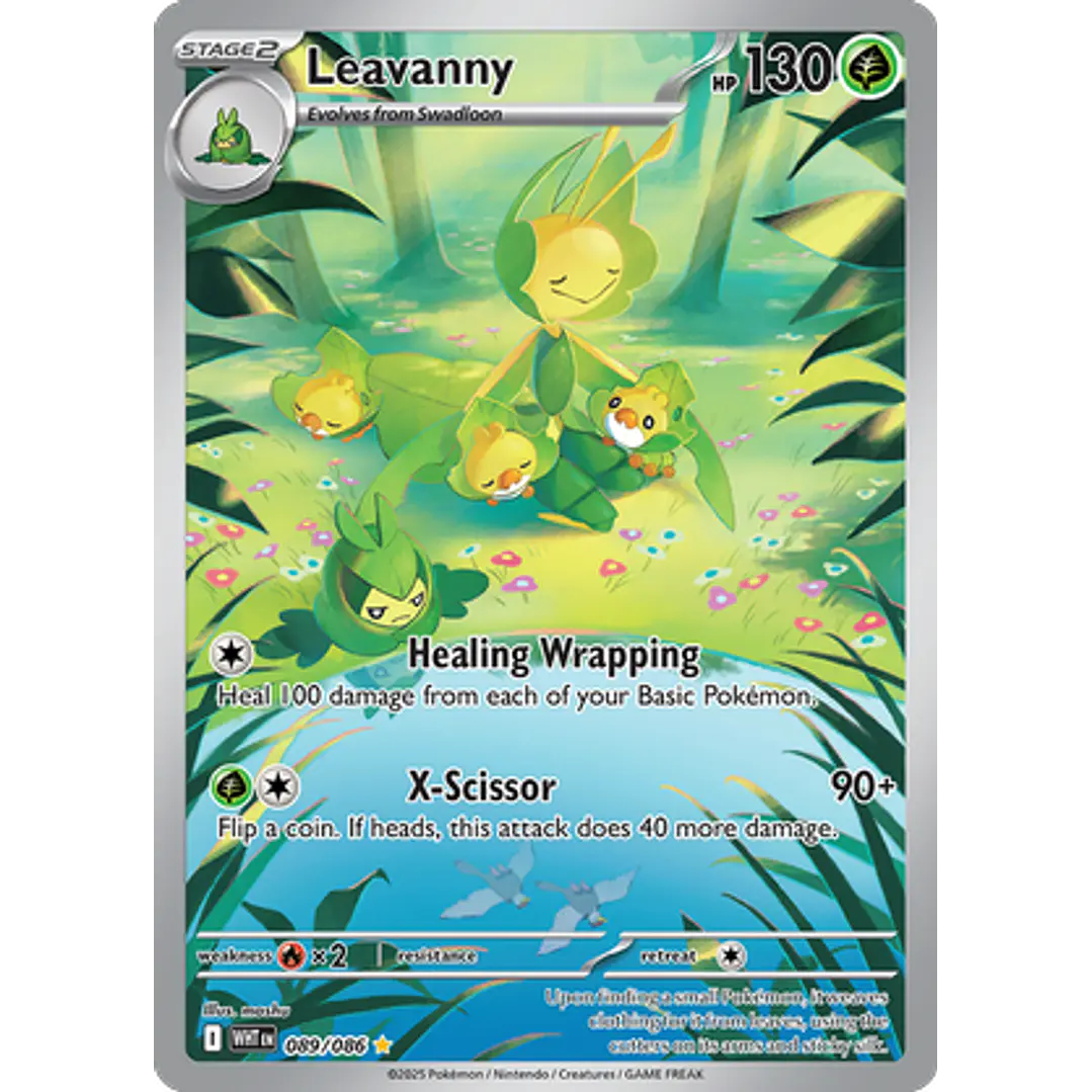 Leavanny #89/86 White Flare 1
