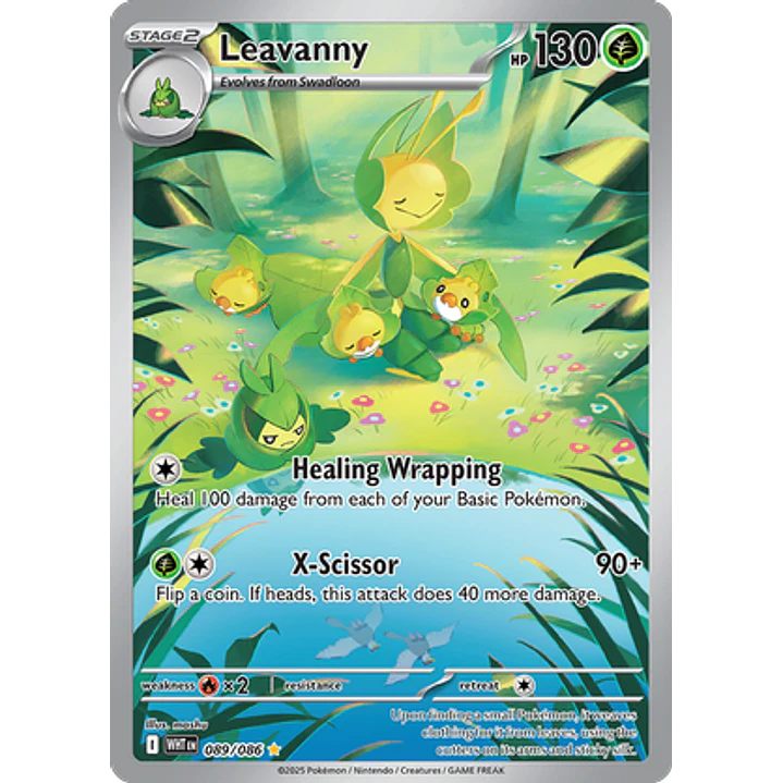 Leavanny #89/86 White Flare 1