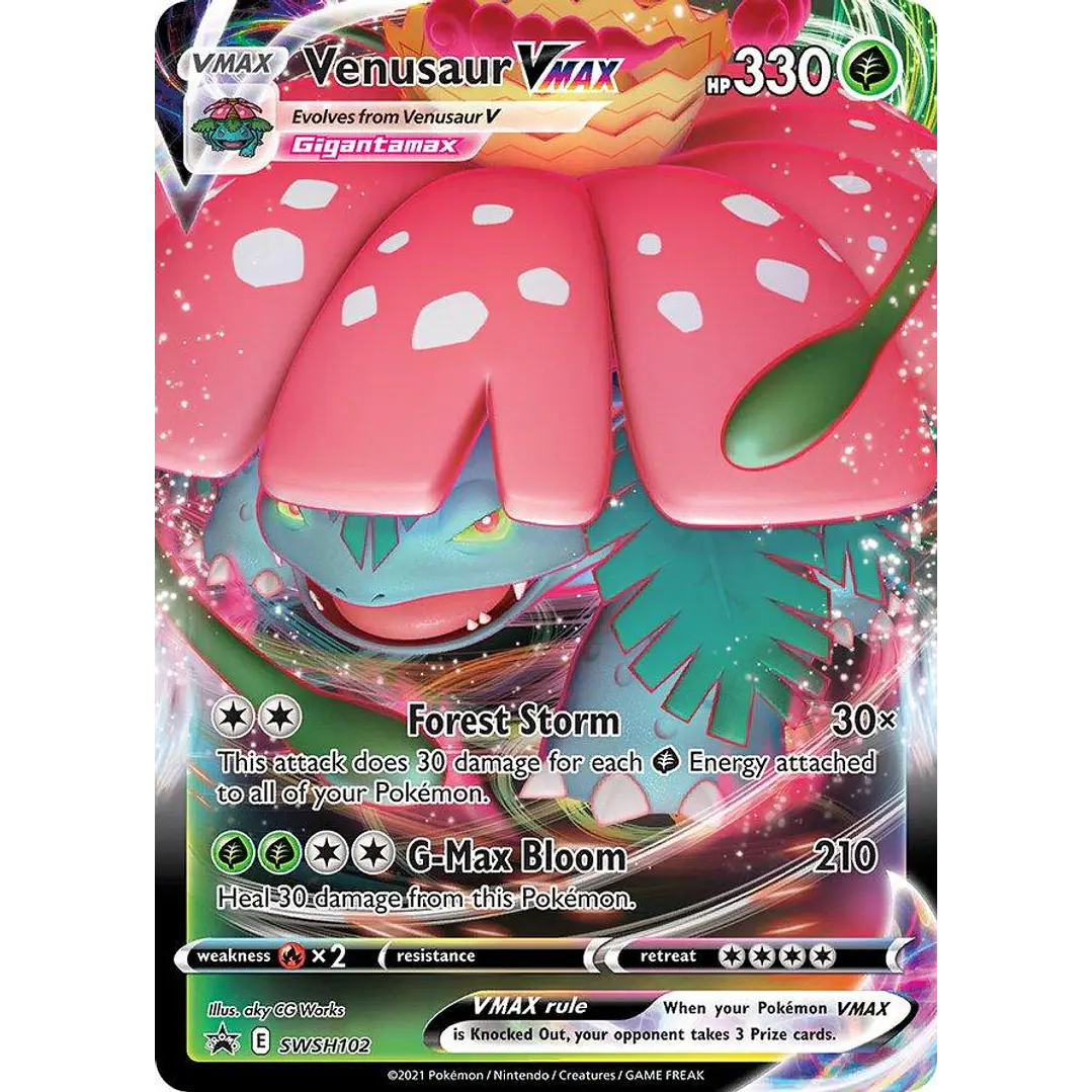 Venusaur VMAX #SWSH102 Pokémon Promo 1