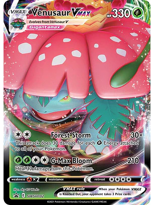 Venusaur VMAX #SWSH102 Pokémon Promo