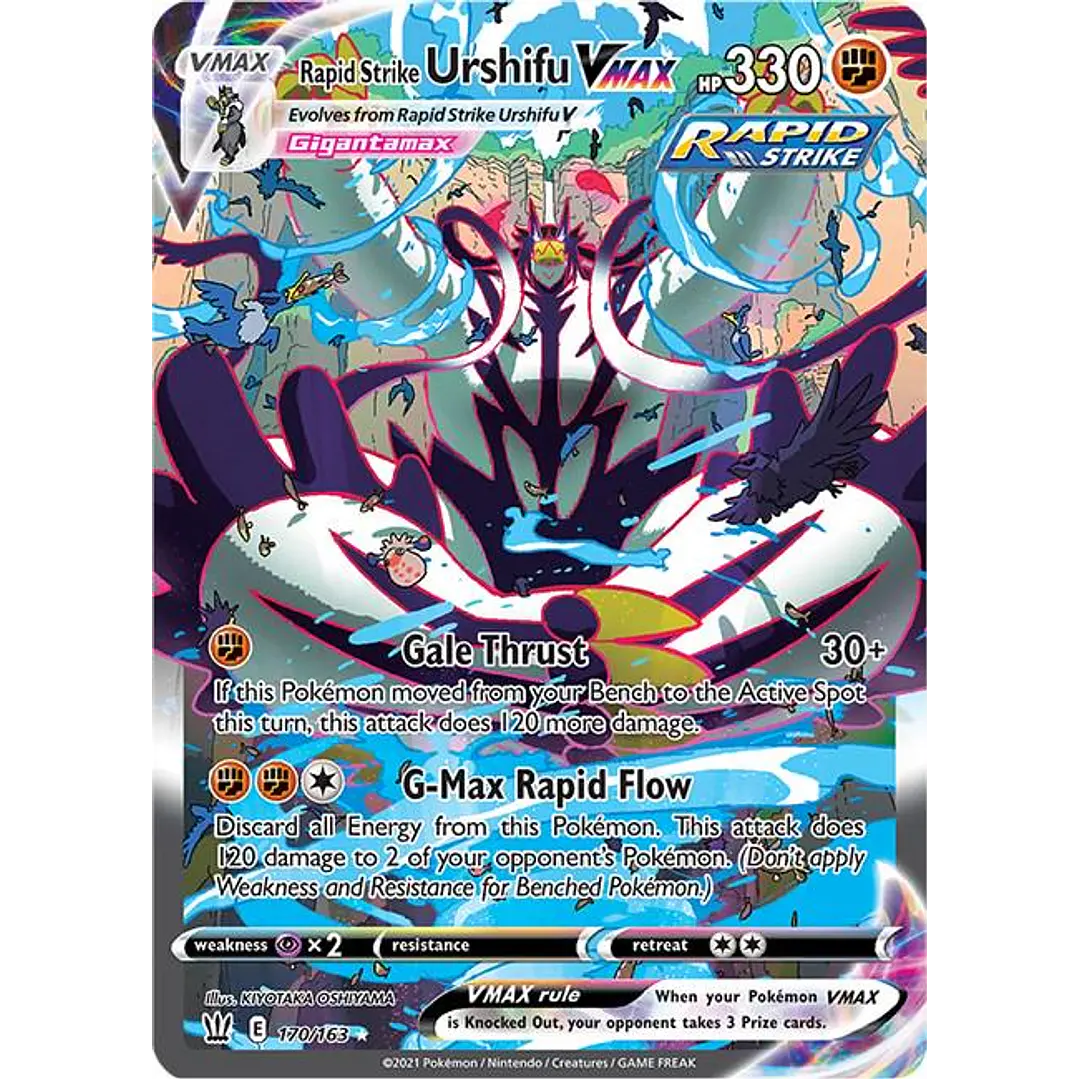 Rapid Strike Urshifu VMAX #170/163 Pokémon Battle Styles 1