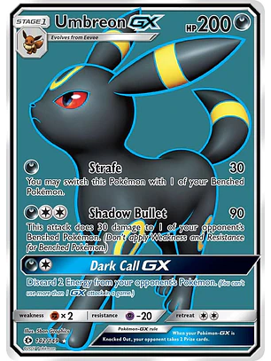 Umbreon GX #142/149 Pokémon Sun & Moon