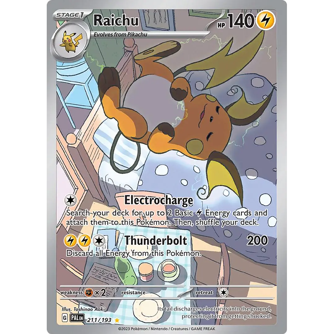 Raichu #211/193 Pokémon Paldea Evolved 1