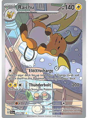 Raichu #211/193 Pokémon Paldea Evolved