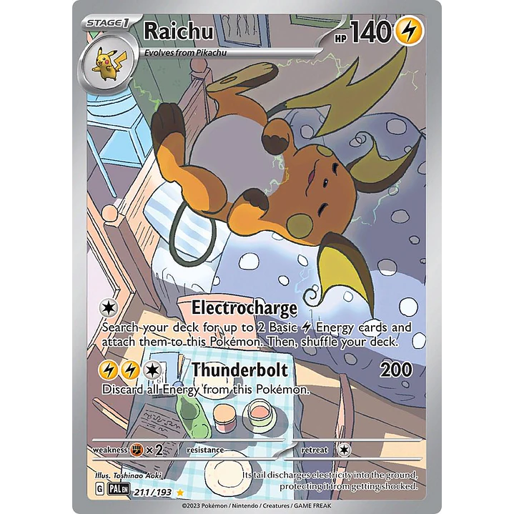 Raichu #211/193 Pokémon Paldea Evolved 1