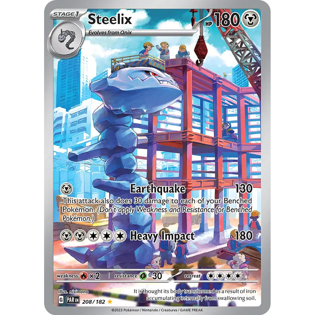 Steelix #208/182 Pokémon Paradox Rift 1