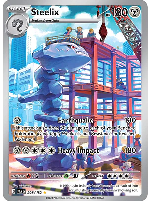 Steelix #208/182 Pokémon Paradox Rift