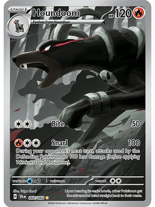 Houndoom #66/64 Pokémon Shrouded Fable