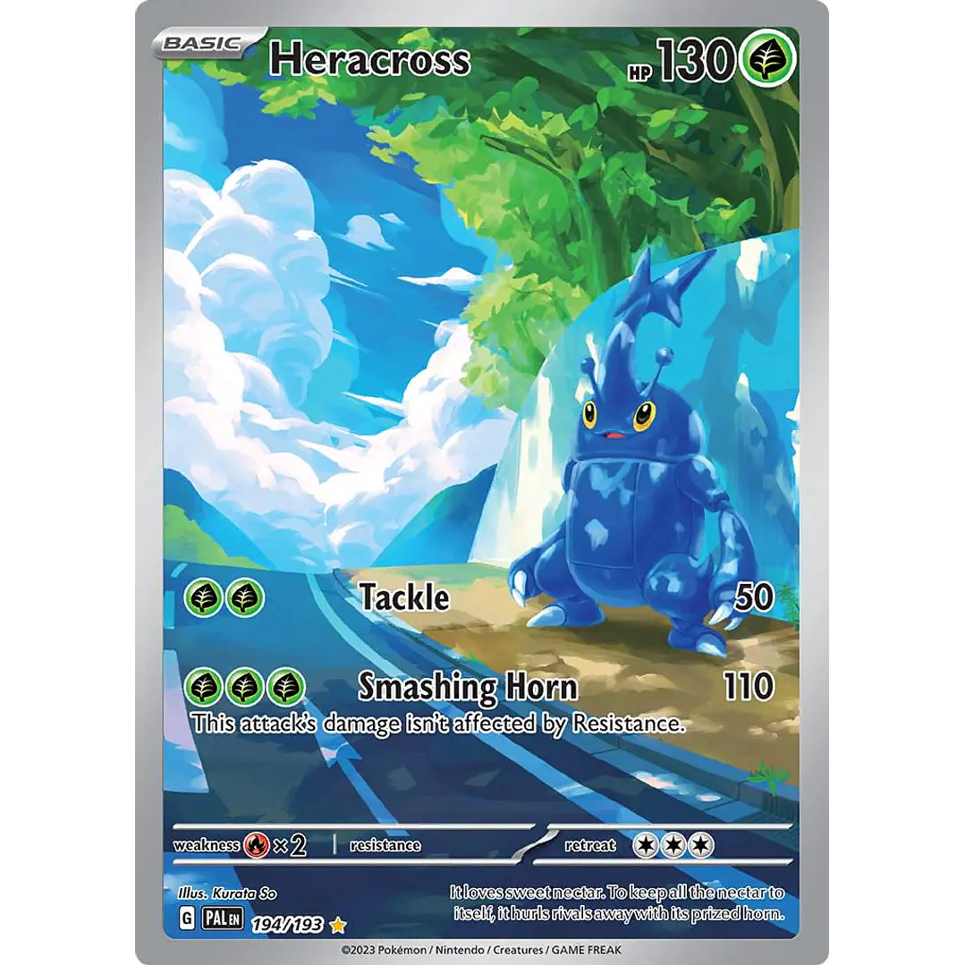 Heracross #194/193 Pokémon Paldea Evolved 1