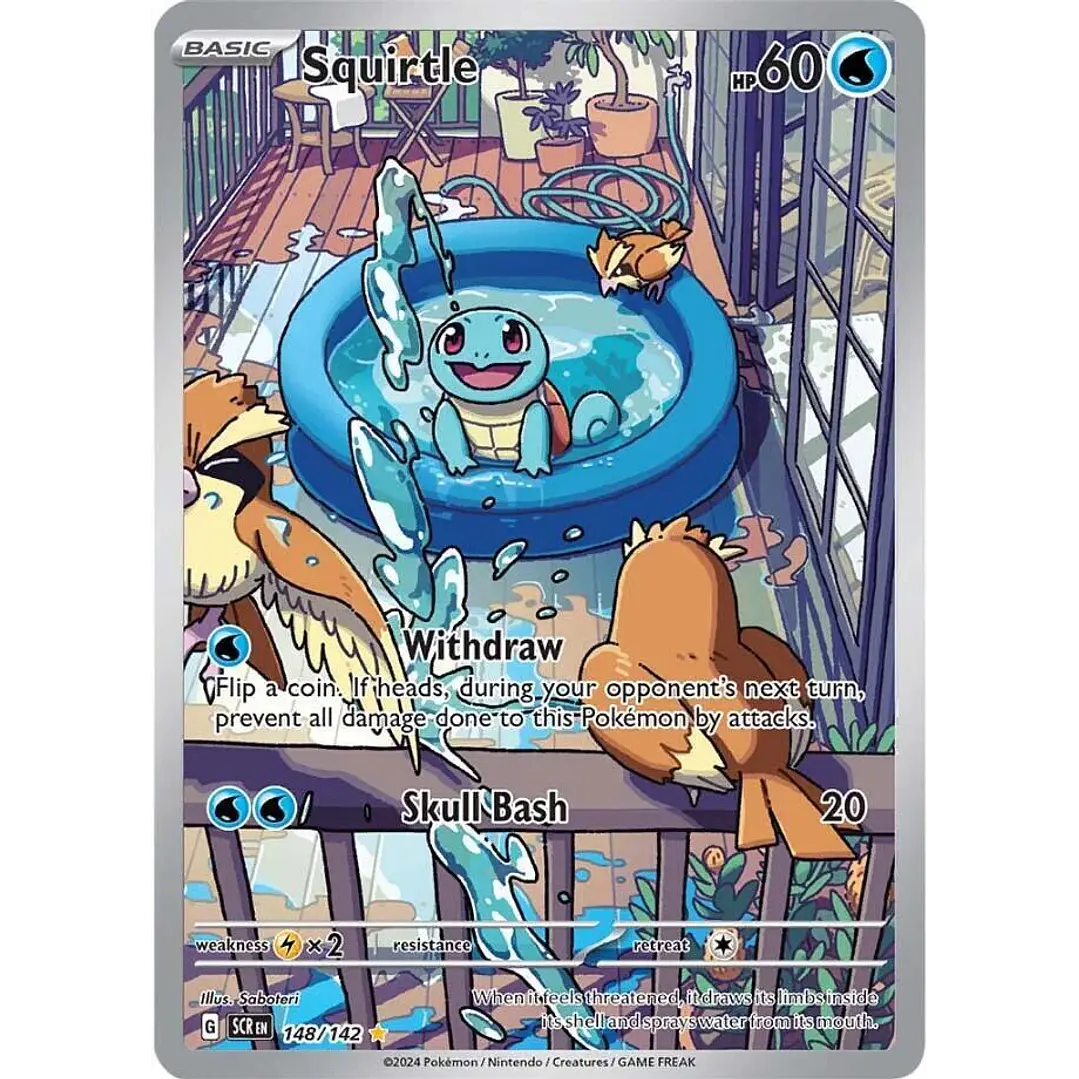 Squirtle #148/142 Pokémon Stellar Crown 1