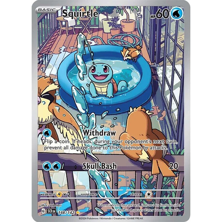 Squirtle #148/142 Pokémon Stellar Crown 1