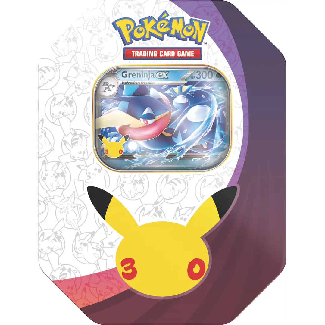 [PREVENTA 04/12/2026] Pokémon TCG: 30th Celebration Greninja ex Tin - (INGLÉS) 1