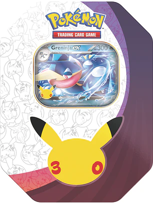 [PREVENTA 04/12/2026] Pokémon TCG: 30th Celebration Greninja ex Tin - (INGLÉS)