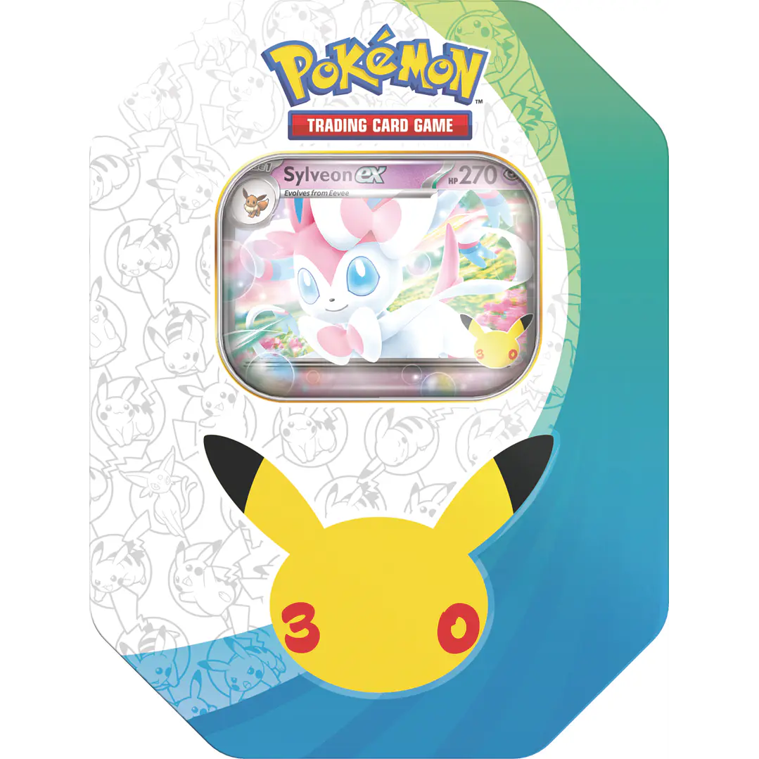 [PREVENTA 04/12/2026] Pokémon TCG: 30th Celebration Sylveon ex Tin - (INGLÉS) 1